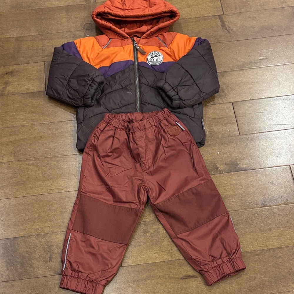 Souris Mini Quilted Kids' Jacket and Splash Pants